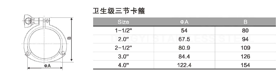 卫生级管件系列 - 卫生级阀门管件系列 - 法兰球阀_美标球阀生产厂家_浙江丁一不锈钢有限公司