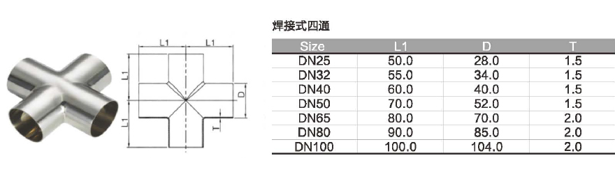 卫生级管件系列 - 卫生级阀门管件系列 - 法兰球阀_美标球阀生产厂家_浙江丁一不锈钢有限公司
